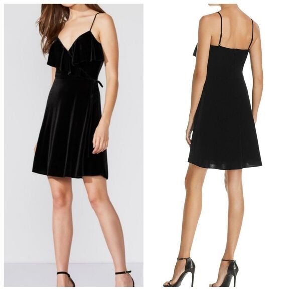 NWT|Bailey 44 Princess Black Velvet Dress, SMALL - Picture 1 of 6